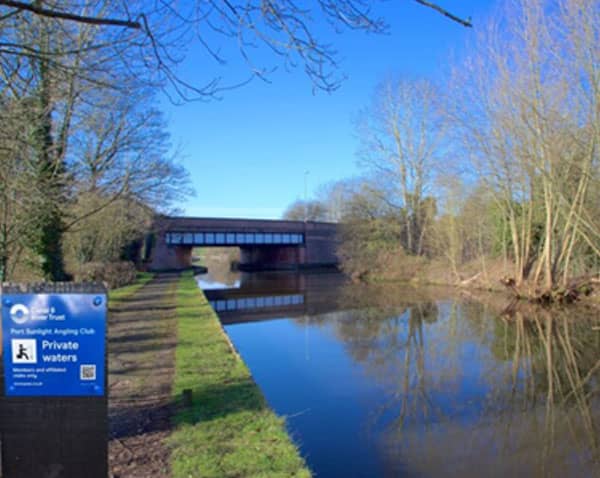 Fishing at Shropshire Union Canal