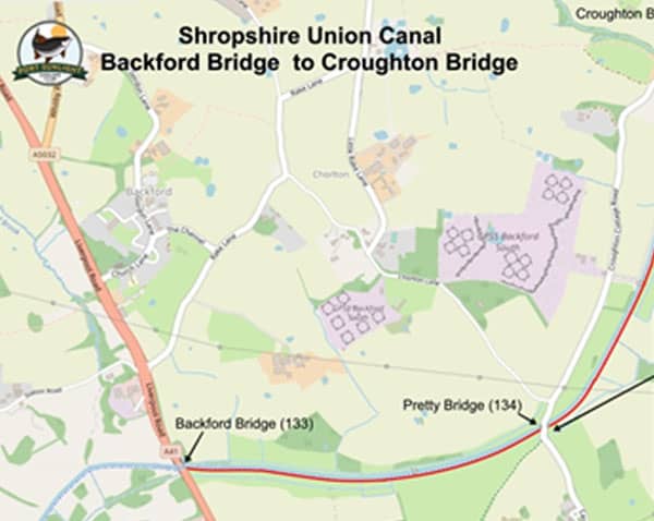 Shropshire Union Canal map