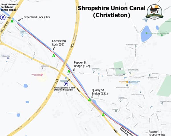 Shropshire Union Canal map